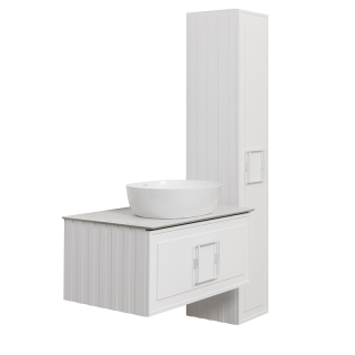 Шкаф-пенал La Fenice Cubo Bianco FNC-05-CUB-B-30 30 см